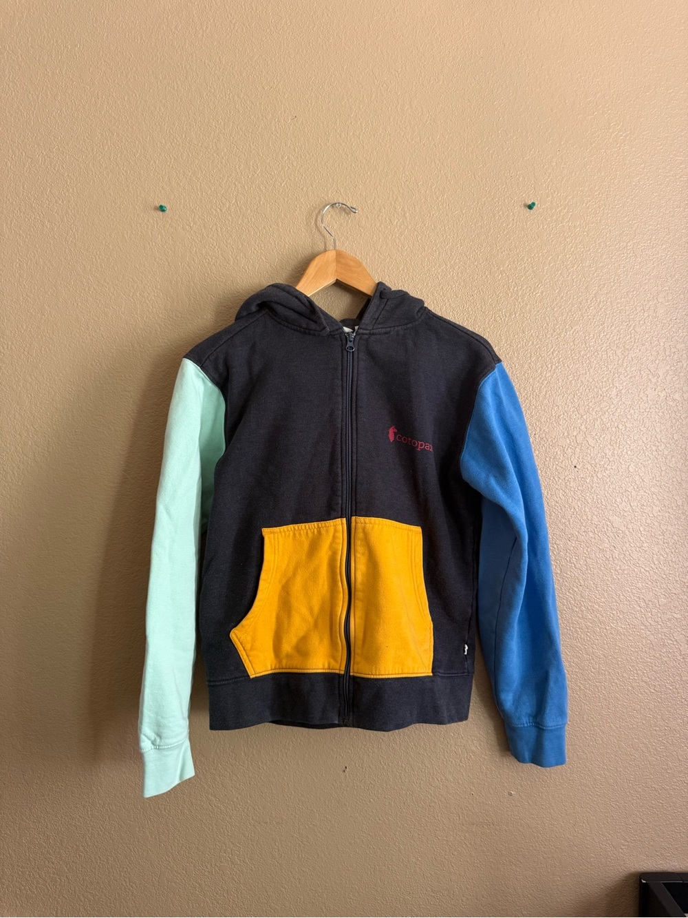 Cotopaxi Color Block Zip Up Hoodie
